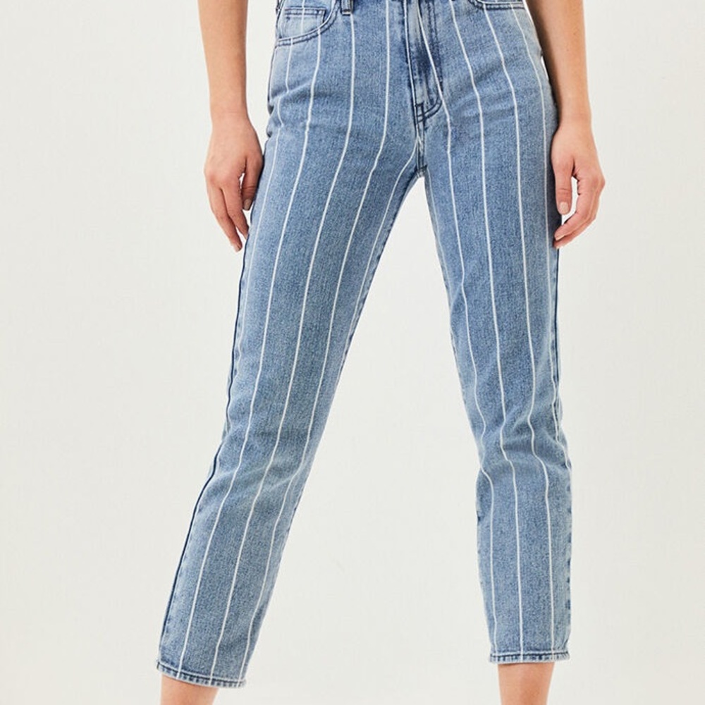 PacSun window pane mom jeans